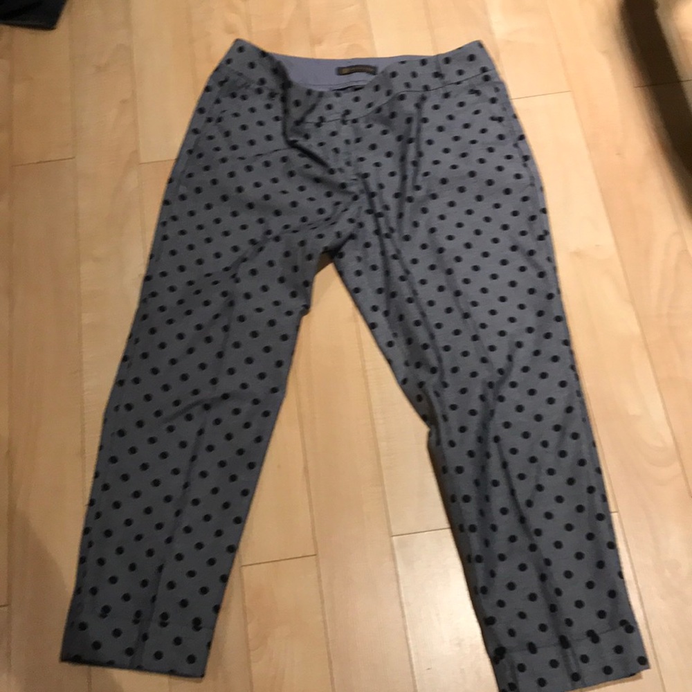 Gray Cropped and cuffed pants